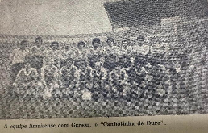 Dia que Gerson, o canhota do tri, reforçou a imprensa no Limeirão em 1979