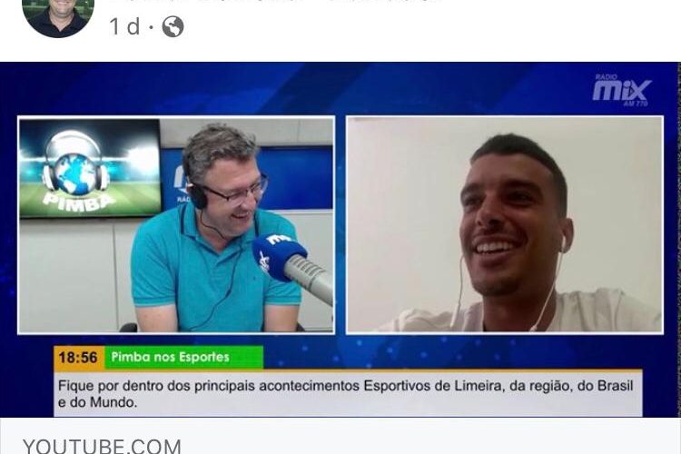 Entrevista com Bruno Xavier no Pimba nos Esportes