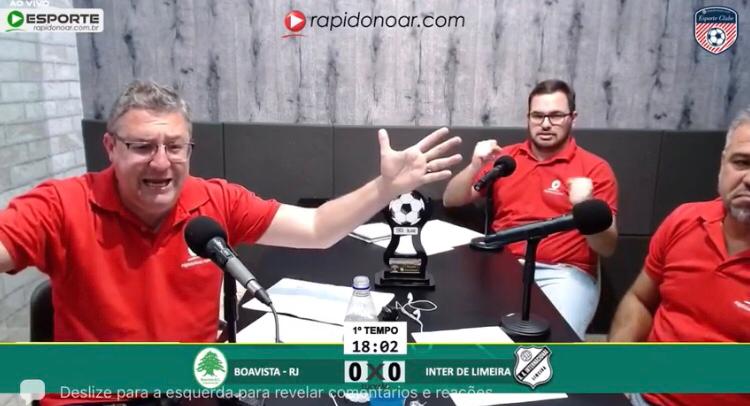 Gol da vitória em Saquarema narrado por Edmar Ferreira