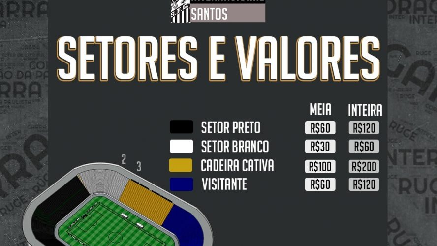 Inter abre venda de ingressos para a estreia no Paulistão, contra o Santos