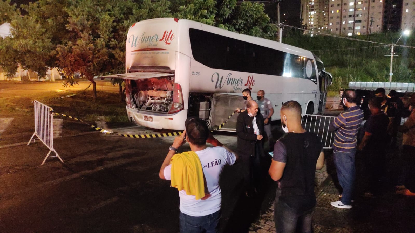 Ônibus da Interror é incendiado em Campinas