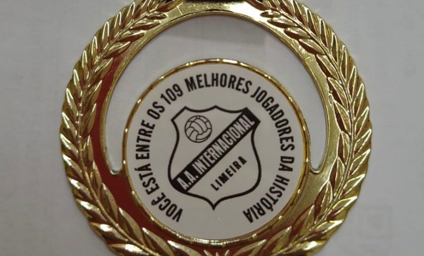 Medalha que vai homenagear os 109 melhores jogadores da história da Inter